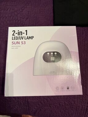 2-in-1 LED/UV Nail Lamp - White